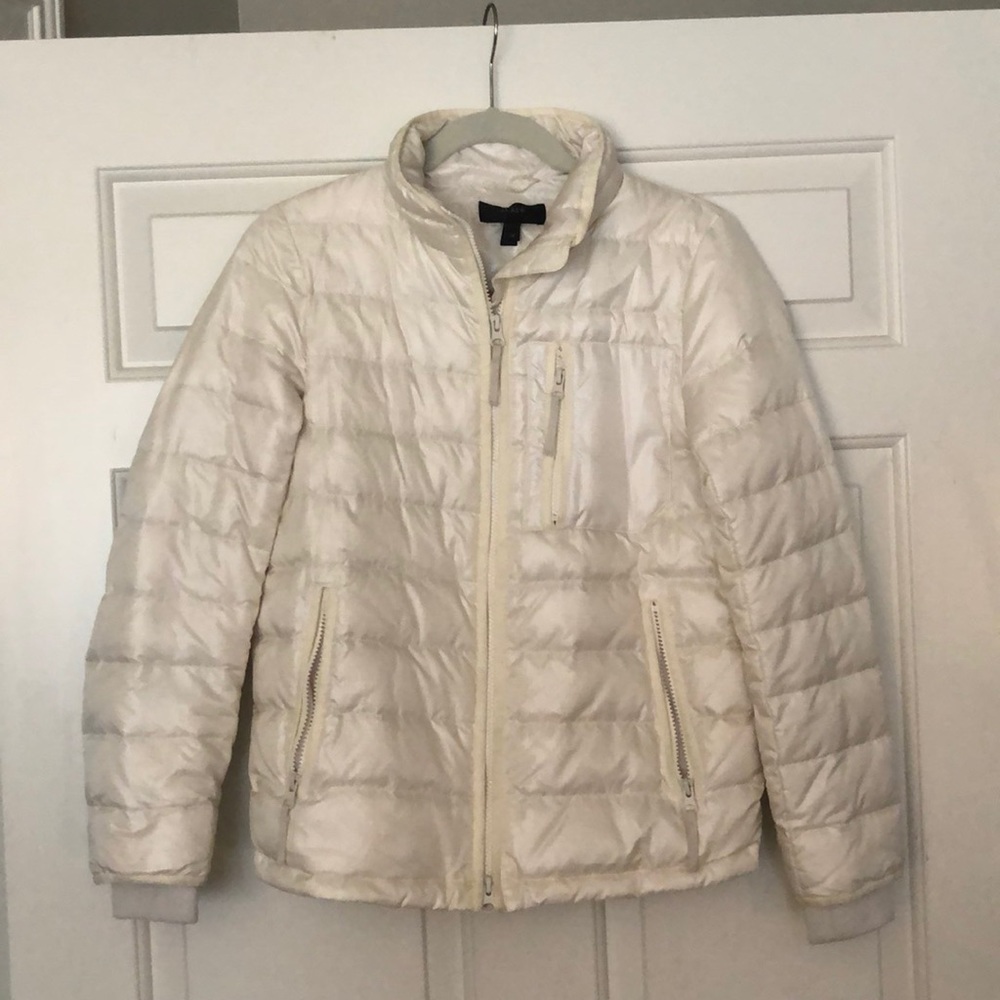 J Crew White Coat